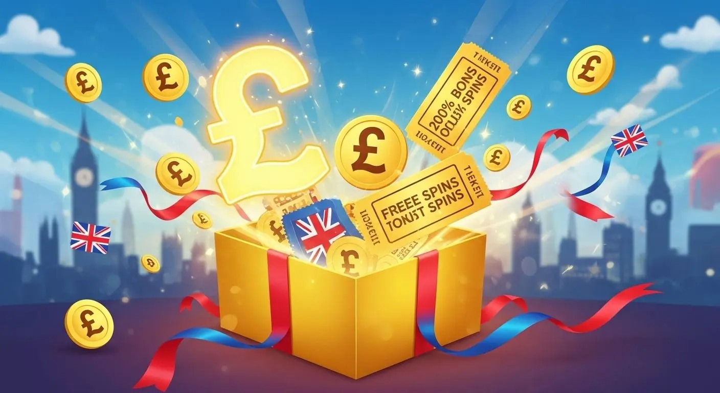Bonus coupons, free spins, and rewards icons